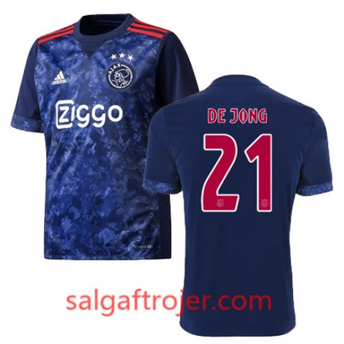 AFC Ajax Fodboldtrøjer FRENKIE DE JONG Udebanesæt 2017/18 Kort ærmer AFC Ajax Fodboldtrøjer FRENKIE DE JONG Udebanesæt 2017/18 Kort ærmer