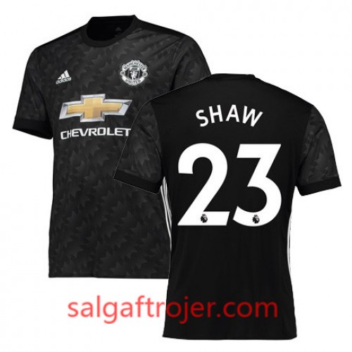Manchester United Fodboldtrøjer SHAW Udebanesæt 2017/18 Kort ærmer Manchester United Fodboldtrøjer SHAW Udebanesæt 2017/18 Kort ærmer