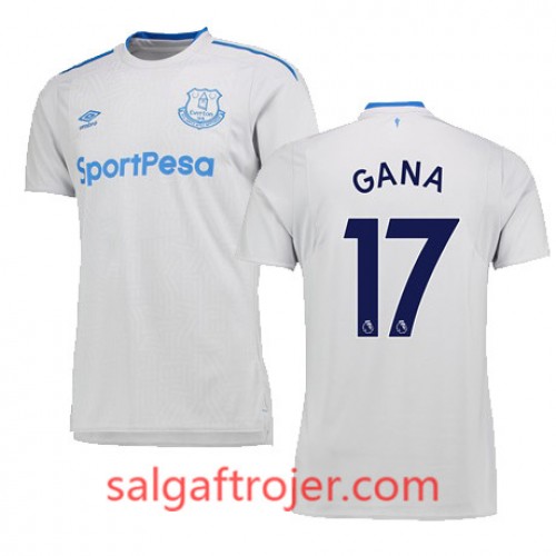 Everton Fodboldtrøjer GANA Udebanesæt 2017/18 Kort ærmer Everton Fodboldtrøjer GANA Udebanesæt 2017/18 Kort ærmer