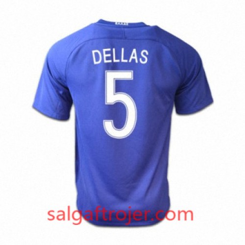 Grækenland Fodboldtrøjer TRAIANOS DELLAS Udebanesæt 2016/17 Kort ærmer Grækenland Fodboldtrøjer TRAIANOS DELLAS Udebanesæt 2016/17 Kort ærmer