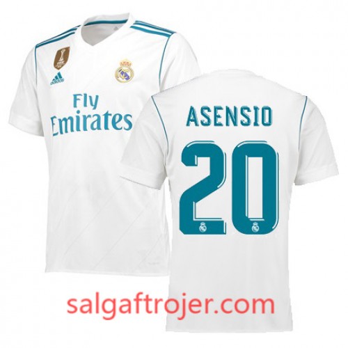 Real Madrid Fodboldtrøjer Asensio Hjemmebanesæt 2017/18 Kort ærmer Real Madrid Fodboldtrøjer Asensio Hjemmebanesæt 2017/18 Kort ærmer