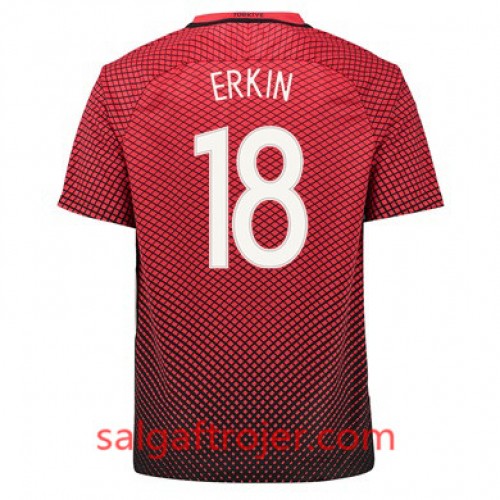 Tyrkiet Fodboldtrøjer CANER ERKIN Hjemmebanesæt Euro 2016 Kort ærmer Tyrkiet Fodboldtrøjer CANER ERKIN Hjemmebanesæt Euro 2016 Kort ærmer