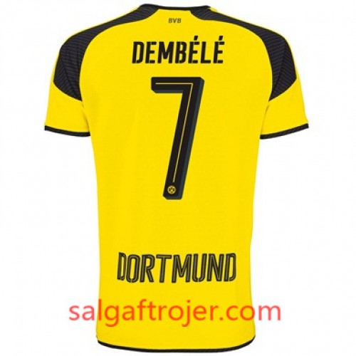 Borussia Dortmund Fodboldtrøjer DEMBELE 3. sæt 2017/18 Kort ærmer Borussia Dortmund Fodboldtrøjer DEMBELE 3. sæt 2017/18 Kort ærmer