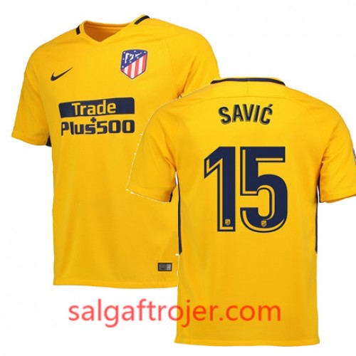Atlético de Madrid Fodboldtrøjer SAVIC Udebanesæt 2017/18 Kort ærmer Atlético de Madrid Fodboldtrøjer SAVIC Udebanesæt 2017/18 Kort ærmer