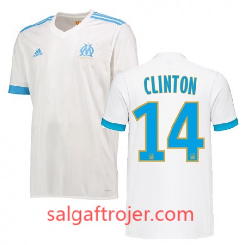 Olympique de Marseille Fodboldtrøjer CLINTON N JIE Hjemmebanesæt 2017/18 Kort ærmer Olympique de Marseille Fodboldtrøjer CLINTON N JIE Hjemmebanesæt 2017/18 Kort ærmer