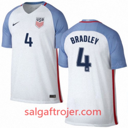 USA Fodboldtrøjer MICHAEL BRADLEY Hjemmebanesæt 2016/17 Kort ærmer USA Fodboldtrøjer MICHAEL BRADLEY Hjemmebanesæt 2016/17 Kort ærmer