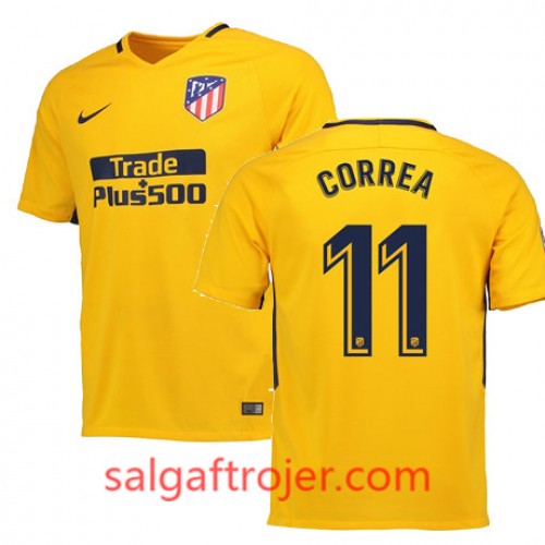 Atlético de Madrid Fodboldtrøjer CORREA Udebanesæt 2017/18 Kort ærmer Atlético de Madrid Fodboldtrøjer CORREA Udebanesæt 2017/18 Kort ærmer