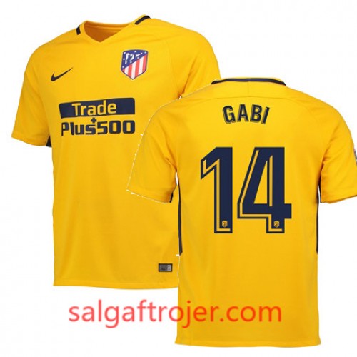 Atlético de Madrid Fodboldtrøjer GABI Udebanesæt 2017/18 Kort ærmer Atlético de Madrid Fodboldtrøjer GABI Udebanesæt 2017/18 Kort ærmer
