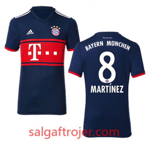 FC Bayern München Fodboldtrøjer MARTINEZ Udebanesæt 2017/18 Kort ærmer FC Bayern München Fodboldtrøjer MARTINEZ Udebanesæt 2017/18 Kort ærmer