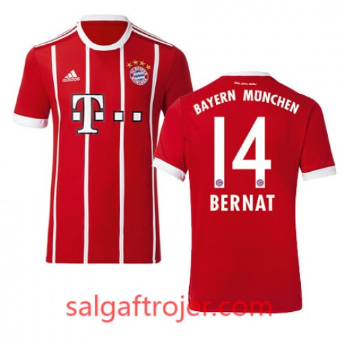 FC Bayern München Fodboldtrøjer BERNAT Hjemmebanesæt 2017/18 Kort ærmer FC Bayern München Fodboldtrøjer BERNAT Hjemmebanesæt 2017/18 Kort ærmer