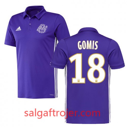 Olympique de Marseille Fodboldtrøjer BAFETIMBI GOMIS 3. sæt 2017/18 Kort ærmer Olympique de Marseille Fodboldtrøjer BAFETIMBI GOMIS 3. sæt 2017/18 Kort ærmer