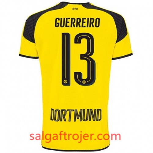 Borussia Dortmund Fodboldtrøjer GUERREIRO 3. sæt 2017/18 Kort ærmer Borussia Dortmund Fodboldtrøjer GUERREIRO 3. sæt 2017/18 Kort ærmer
