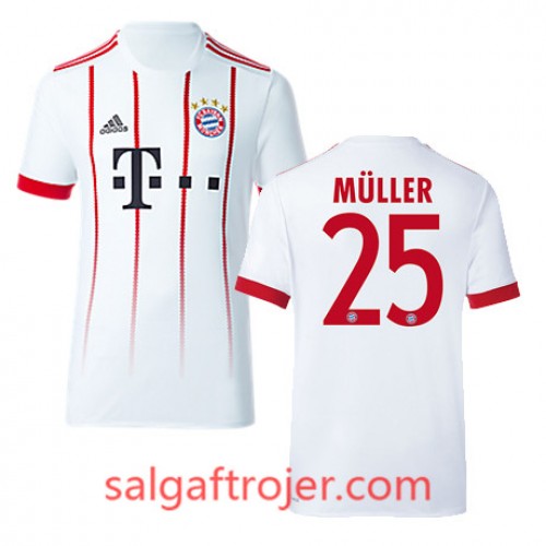 FC Bayern München Fodboldtrøjer MULLER 3. sæt 2017/18 Kort ærmer FC Bayern München Fodboldtrøjer MULLER 3. sæt 2017/18 Kort ærmer