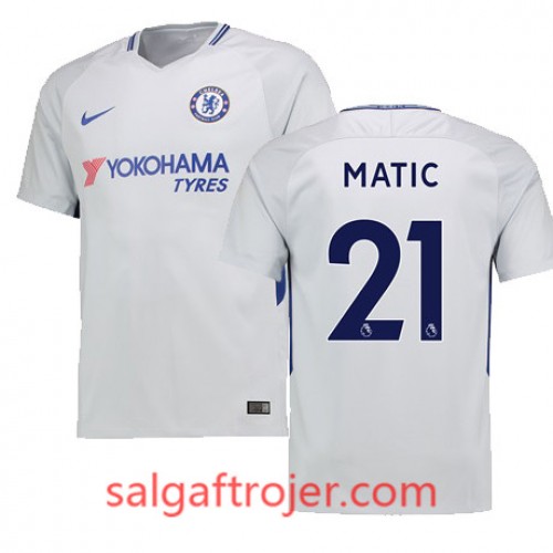 Chelsea Fodboldtrøjer MATIC Udebanesæt 2017/18 Kort ærmer Chelsea Fodboldtrøjer MATIC Udebanesæt 2017/18 Kort ærmer