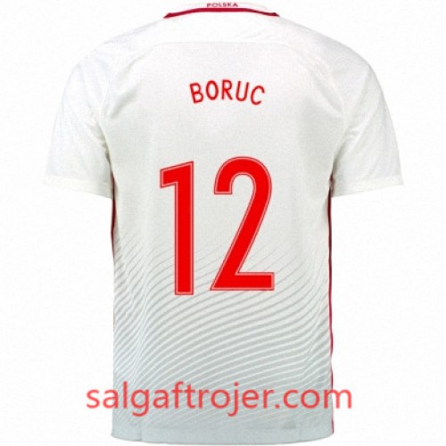 Polen Fodboldtrøjer ARTUR BORUC Hjemmebanesæt Euro 2016 Kort ærmer Polen Fodboldtrøjer ARTUR BORUC Hjemmebanesæt Euro 2016 Kort ærmer