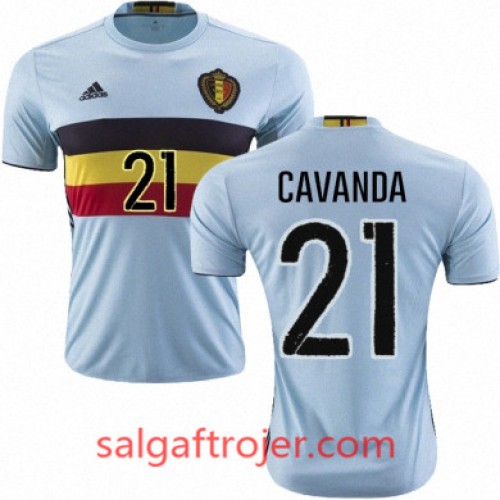 Belgien Fodboldtrøjer LUIS PEDRO CAVANDA Udebanesæt Euro 2016 Kort ærmer Belgien Fodboldtrøjer LUIS PEDRO CAVANDA Udebanesæt Euro 2016 Kort ærmer