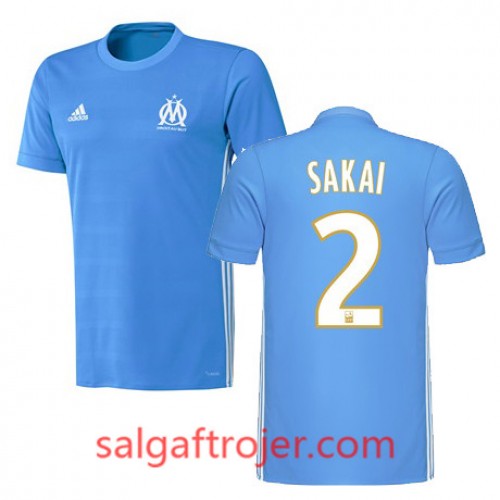 Olympique de Marseille Fodboldtrøjer HIROKI SAKAI Udebanesæt 2017/18 Kort ærmer Olympique de Marseille Fodboldtrøjer HIROKI SAKAI Udebanesæt 2017/18 Kort ærmer