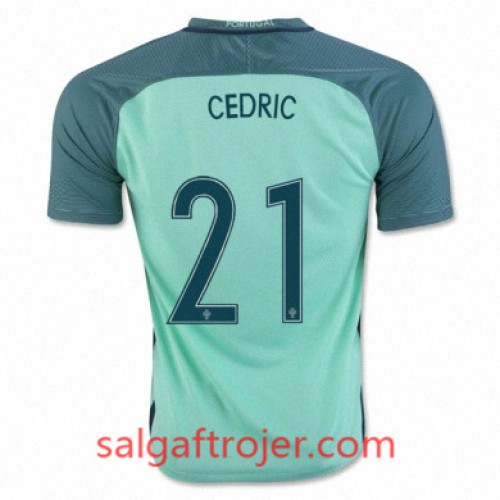 Portugal Fodboldtrøjer CEDRIC SOARES Udebanesæt Euro 2016 Kort ærmer Portugal Fodboldtrøjer CEDRIC SOARES Udebanesæt Euro 2016 Kort ærmer