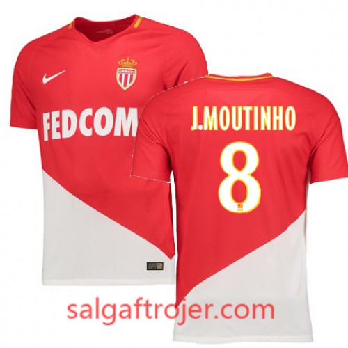 AS Monaco Fodboldtrøjer JOAO MOUTINHO Hjemmebanesæt 2017/18 Kort ærmer AS Monaco Fodboldtrøjer JOAO MOUTINHO Hjemmebanesæt 2017/18 Kort ærmer