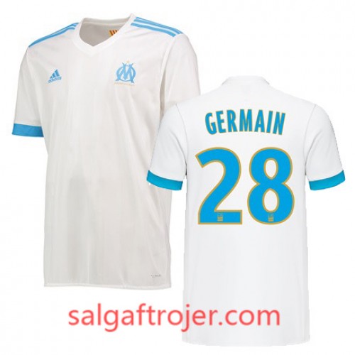 Olympique de Marseille Fodboldtrøjer GERMAIN Hjemmebanesæt 2017/18 Kort ærmer Olympique de Marseille Fodboldtrøjer GERMAIN Hjemmebanesæt 2017/18 Kort ærmer