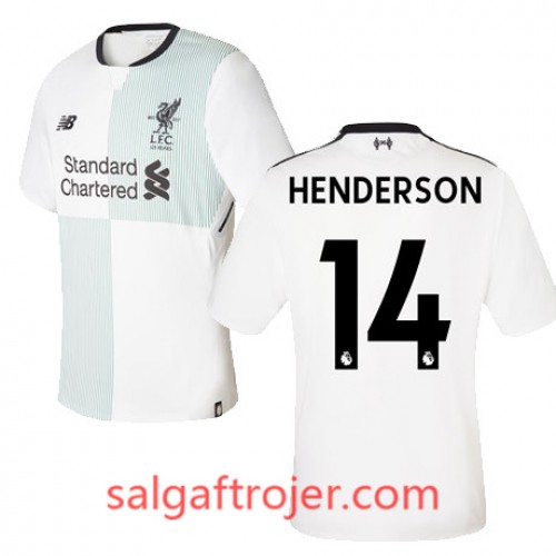 Liverpool Fodboldtrøjer HENDERSON Udebanesæt 2017/18 Kort ærmer Liverpool Fodboldtrøjer HENDERSON Udebanesæt 2017/18 Kort ærmer