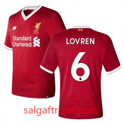 Liverpool Fodboldtrøjer LOVREN Hjemmebanesæt 2017/18 Kort ærmer Liverpool Fodboldtrøjer LOVREN Hjemmebanesæt 2017/18 Kort ærmer