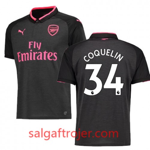 Arsenal Fodboldtrøjer COQUELIN 3. sæt 2017/18 Kort ærmer Arsenal Fodboldtrøjer COQUELIN 3. sæt 2017/18 Kort ærmer