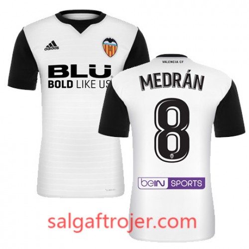 Valencia CF Fodboldtrøjer MEDRAN Hjemmebanesæt 2017/18 Kort ærmer Valencia CF Fodboldtrøjer MEDRAN Hjemmebanesæt 2017/18 Kort ærmer