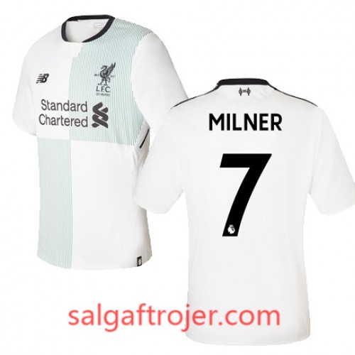 Liverpool Fodboldtrøjer MILNER Udebanesæt 2017/18 Kort ærmer Liverpool Fodboldtrøjer MILNER Udebanesæt 2017/18 Kort ærmer