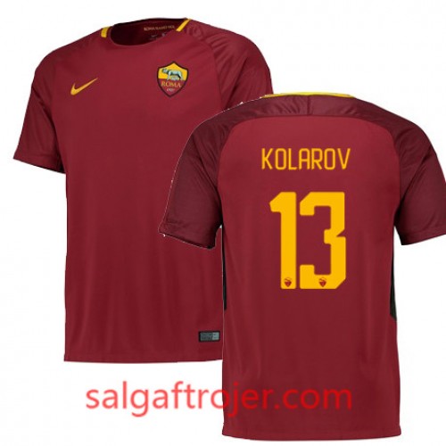 A.S. Roma Fodboldtrøjer KOLAROV Hjemmebanesæt 2017/18 Kort ærmer A.S. Roma Fodboldtrøjer KOLAROV Hjemmebanesæt 2017/18 Kort ærmer