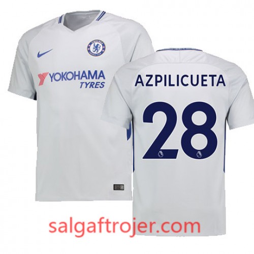 Chelsea Fodboldtrøjer AZPILICUETA Udebanesæt 2017/18 Kort ærmer Chelsea Fodboldtrøjer AZPILICUETA Udebanesæt 2017/18 Kort ærmer