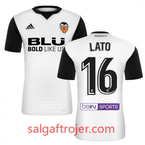Valencia CF Fodboldtrøjer LATO Hjemmebanesæt 2017/18 Kort ærmer Valencia CF Fodboldtrøjer LATO Hjemmebanesæt 2017/18 Kort ærmer