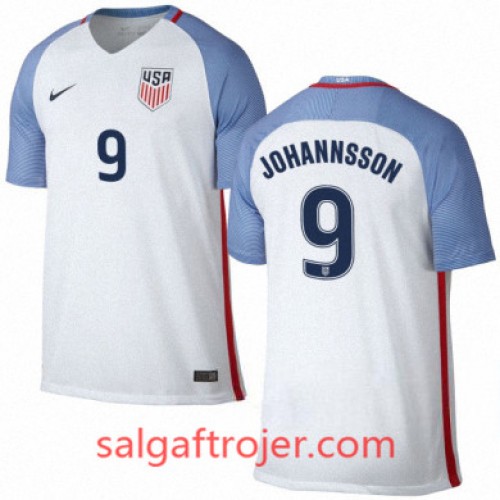USA Fodboldtrøjer ARON JOHANNSSON Hjemmebanesæt 2016/17 Kort ærmer USA Fodboldtrøjer ARON JOHANNSSON Hjemmebanesæt 2016/17 Kort ærmer