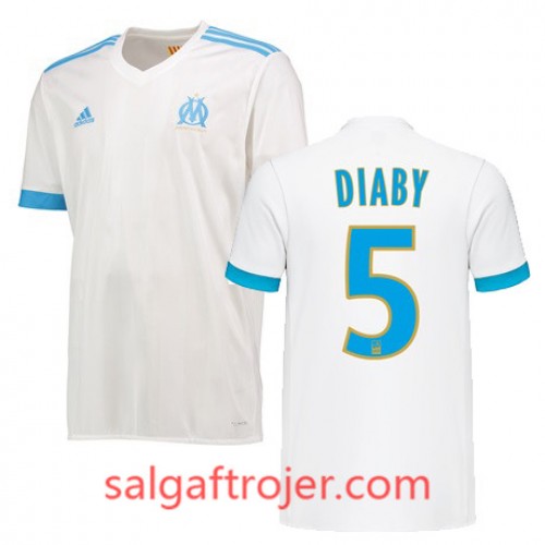 Olympique de Marseille Fodboldtrøjer ABOU DIABY Hjemmebanesæt 2017/18 Kort ærmer Olympique de Marseille Fodboldtrøjer ABOU DIABY Hjemmebanesæt 2017/18 Kort ærmer
