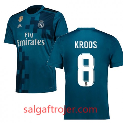 Real Madrid Fodboldtrøjer KROOS 3. sæt 2017/18 Kort ærmer Real Madrid Fodboldtrøjer KROOS 3. sæt 2017/18 Kort ærmer