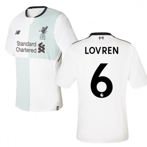 Liverpool Fodboldtrøjer LOVREN Udebanesæt 2017/18 Kort ærmer Liverpool Fodboldtrøjer LOVREN Udebanesæt 2017/18 Kort ærmer
