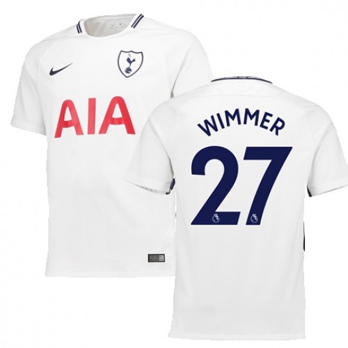 Tottenham Hotspur Fodboldtrøjer WIMMER Hjemmebanesæt 2017/18 Kort ærmer Tottenham Hotspur Fodboldtrøjer WIMMER Hjemmebanesæt 2017/18 Kort ærmer