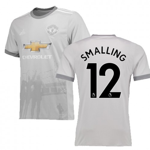 Manchester United Fodboldtrøjer SMALLING 3. sæt 2017/18 Kort ærmer Manchester United Fodboldtrøjer SMALLING 3. sæt 2017/18 Kort ærmer