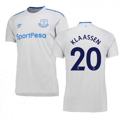 Everton Fodboldtrøjer KLAASSEN Udebanesæt 2017/18 Kort ærmer Everton Fodboldtrøjer KLAASSEN Udebanesæt 2017/18 Kort ærmer