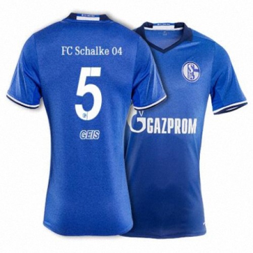 FC Schalke 04 Fodboldtrøjer GEIS Hjemmebanesæt 2017/18 Kort ærmer FC Schalke 04 Fodboldtrøjer GEIS Hjemmebanesæt 2017/18 Kort ærmer