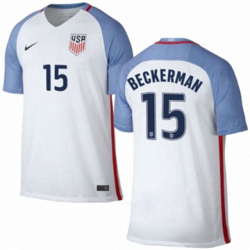 USA Fodboldtrøjer KYLE BECKERMAN Hjemmebanesæt 2016/17 Kort ærmer USA Fodboldtrøjer KYLE BECKERMAN Hjemmebanesæt 2016/17 Kort ærmer