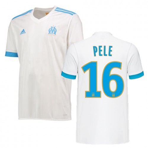 Olympique de Marseille Fodboldtrøjer YOHANN PELE Hjemmebanesæt 2017/18 Kort ærmer Olympique de Marseille Fodboldtrøjer YOHANN PELE Hjemmebanesæt 2017/18 Kort ærmer