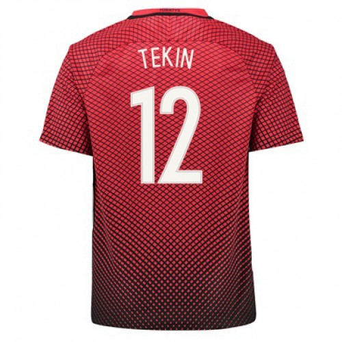 Tyrkiet Fodboldtrøjer HARUN TEKIN Hjemmebanesæt Euro 2016 Kort ærmer Tyrkiet Fodboldtrøjer HARUN TEKIN Hjemmebanesæt Euro 2016 Kort ærmer