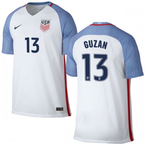 USA Fodboldtrøjer BRAD GUZAN Hjemmebanesæt 2016/17 Kort ærmer USA Fodboldtrøjer BRAD GUZAN Hjemmebanesæt 2016/17 Kort ærmer