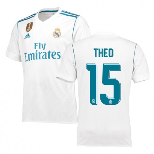 Real Madrid Fodboldtrøjer THEO Hjemmebanesæt 2017/18 Kort ærmer Real Madrid Fodboldtrøjer THEO Hjemmebanesæt 2017/18 Kort ærmer