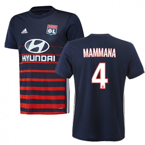 Olympique Lyon Fodboldtrøjer EMANUEL MAMMANA Udebanesæt 2017/18 Kort ærmer Olympique Lyon Fodboldtrøjer EMANUEL MAMMANA Udebanesæt 2017/18 Kort ærmer
