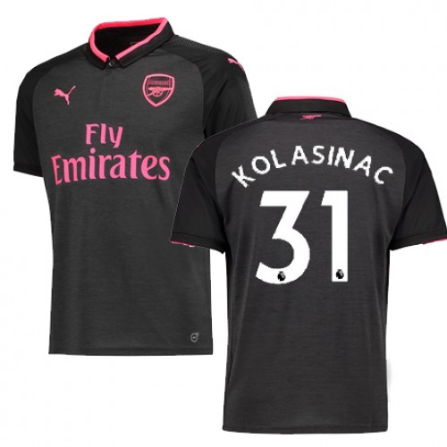 Arsenal Fodboldtrøjer KOLASINAC 3. sæt 2017/18 Kort ærmer Arsenal Fodboldtrøjer KOLASINAC 3. sæt 2017/18 Kort ærmer