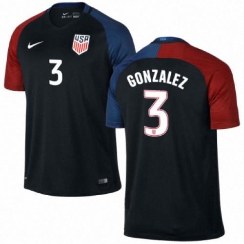 USA Fodboldtrøjer OMAR GONZALEZ Udebanesæt 2016/17 Kort ærmer USA Fodboldtrøjer OMAR GONZALEZ Udebanesæt 2016/17 Kort ærmer