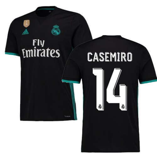 Real Madrid Fodboldtrøjer CASEMIRO Udebanesæt 2017/18 Kort ærmer Real Madrid Fodboldtrøjer CASEMIRO Udebanesæt 2017/18 Kort ærmer