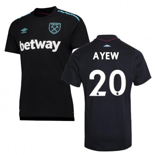 West Ham Fodboldtrøjer A AYEW Udebanesæt 2017/18 Kort ærmer West Ham Fodboldtrøjer A AYEW Udebanesæt 2017/18 Kort ærmer